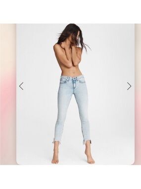 NWT rag & bone Cate Mid-Rise Skinny Thunderbird
Slim Fit Ankle Acid Indigo Jeans